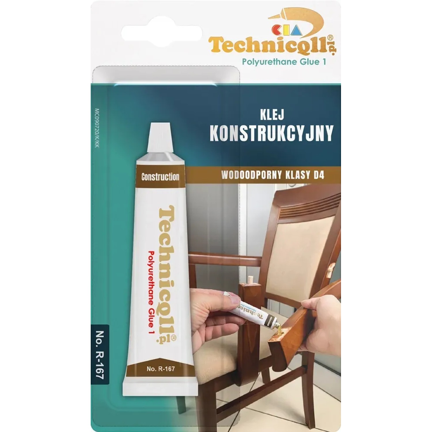 Techniqll Klej konstrukcyjny D4 wodoodporny 20 ml