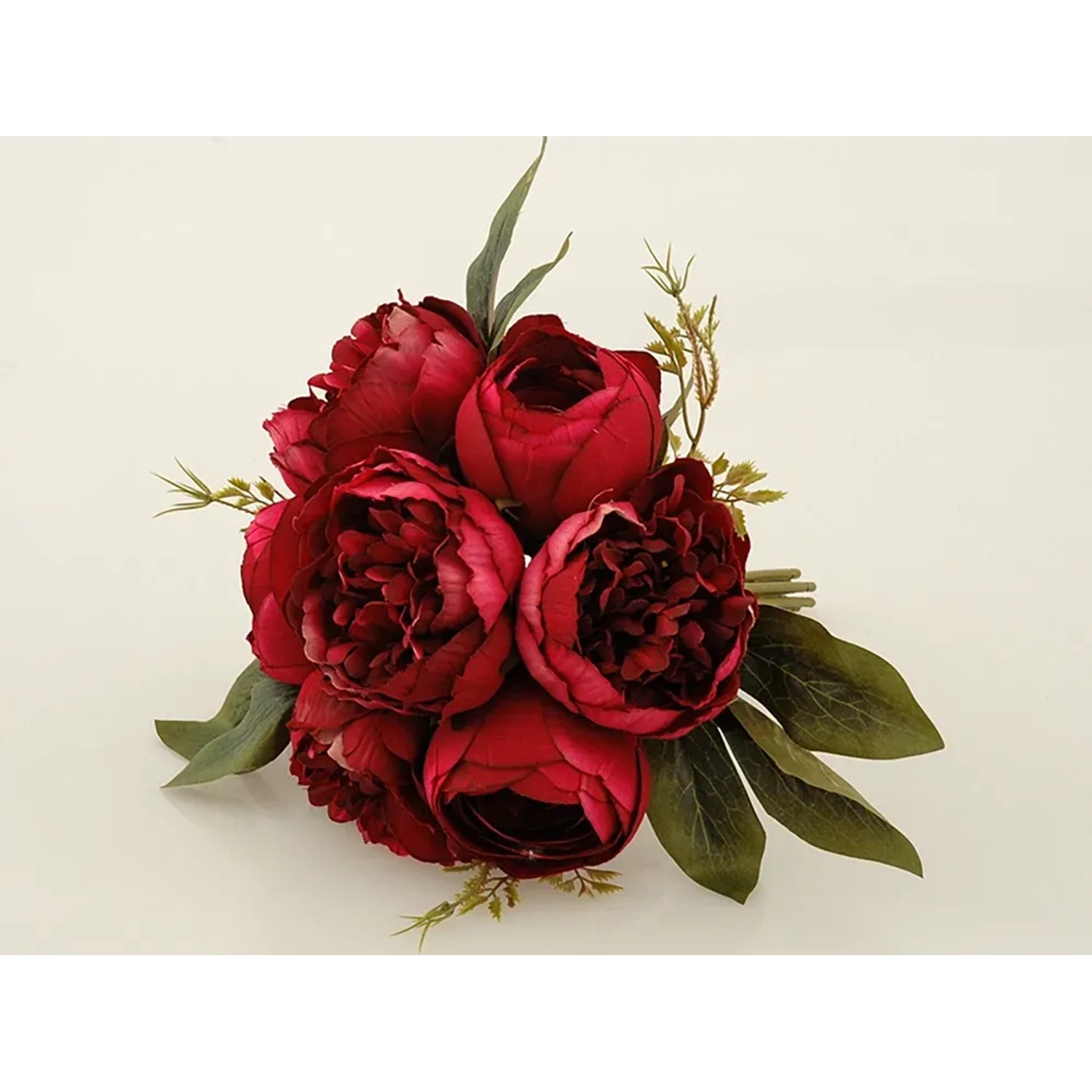 Bukiet sztuczny Peonia 7 kwiatów 28 cm