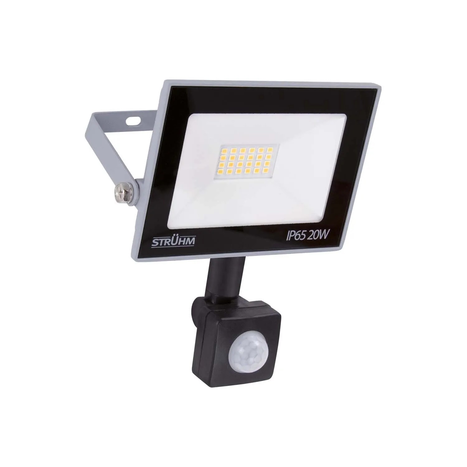 Struhm Naświetlacz z czuj. ruchu KROMA LED S 20W 4200K 1720lm IP65 szary