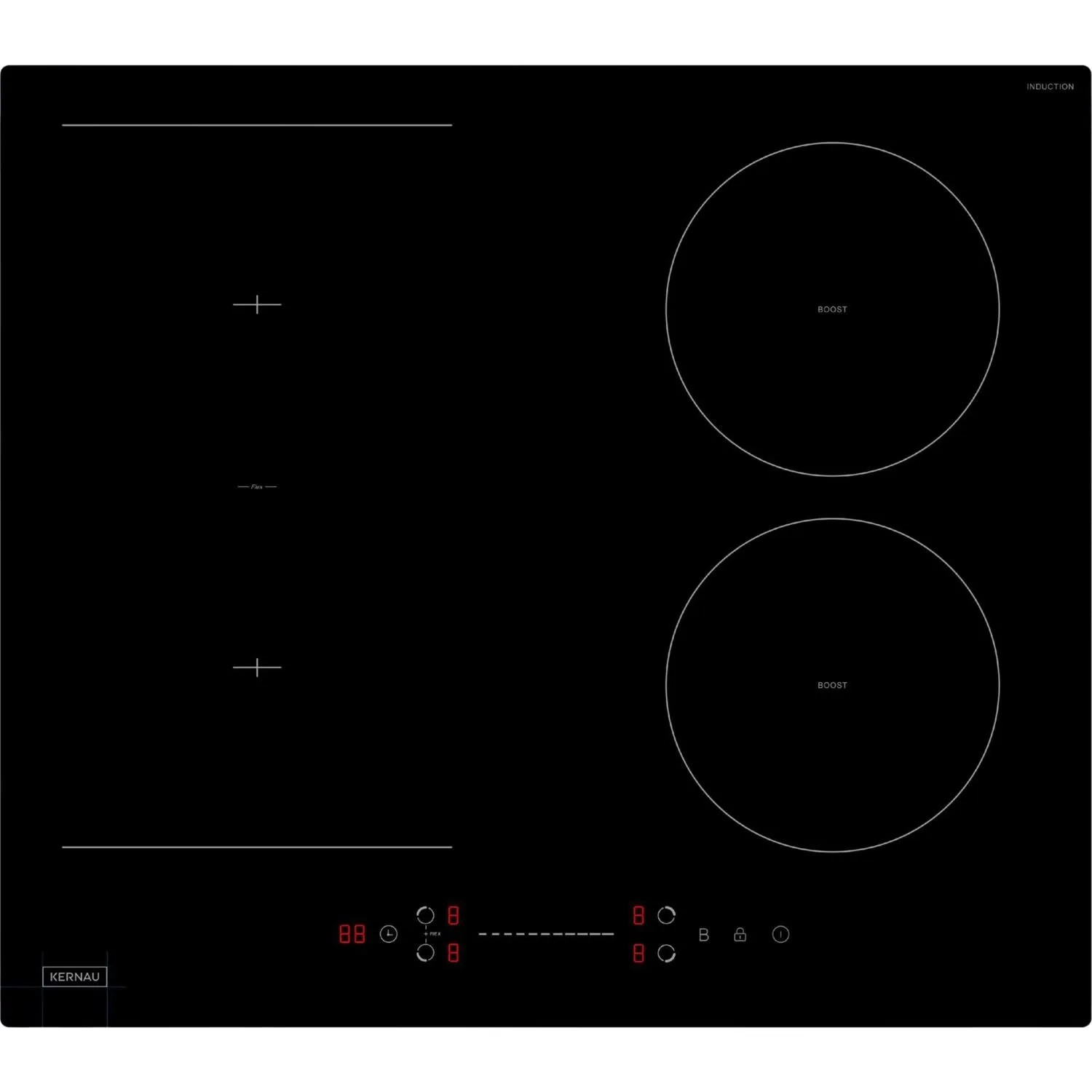 KERNAU Płyta indukcyjna KIH 6428-4B czarna 59 cm
