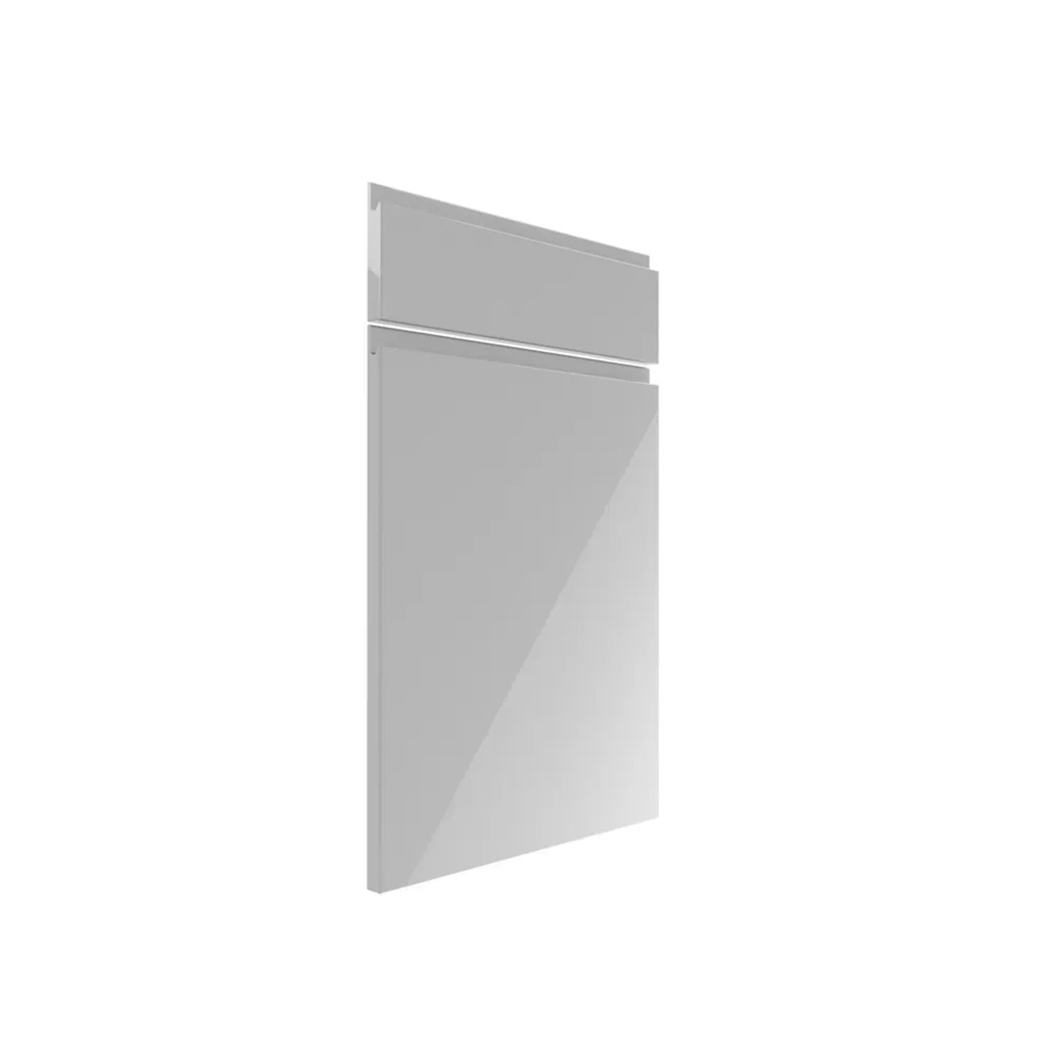 Front 40 x 56 cm + 40 x 14 cm Verona grey metal