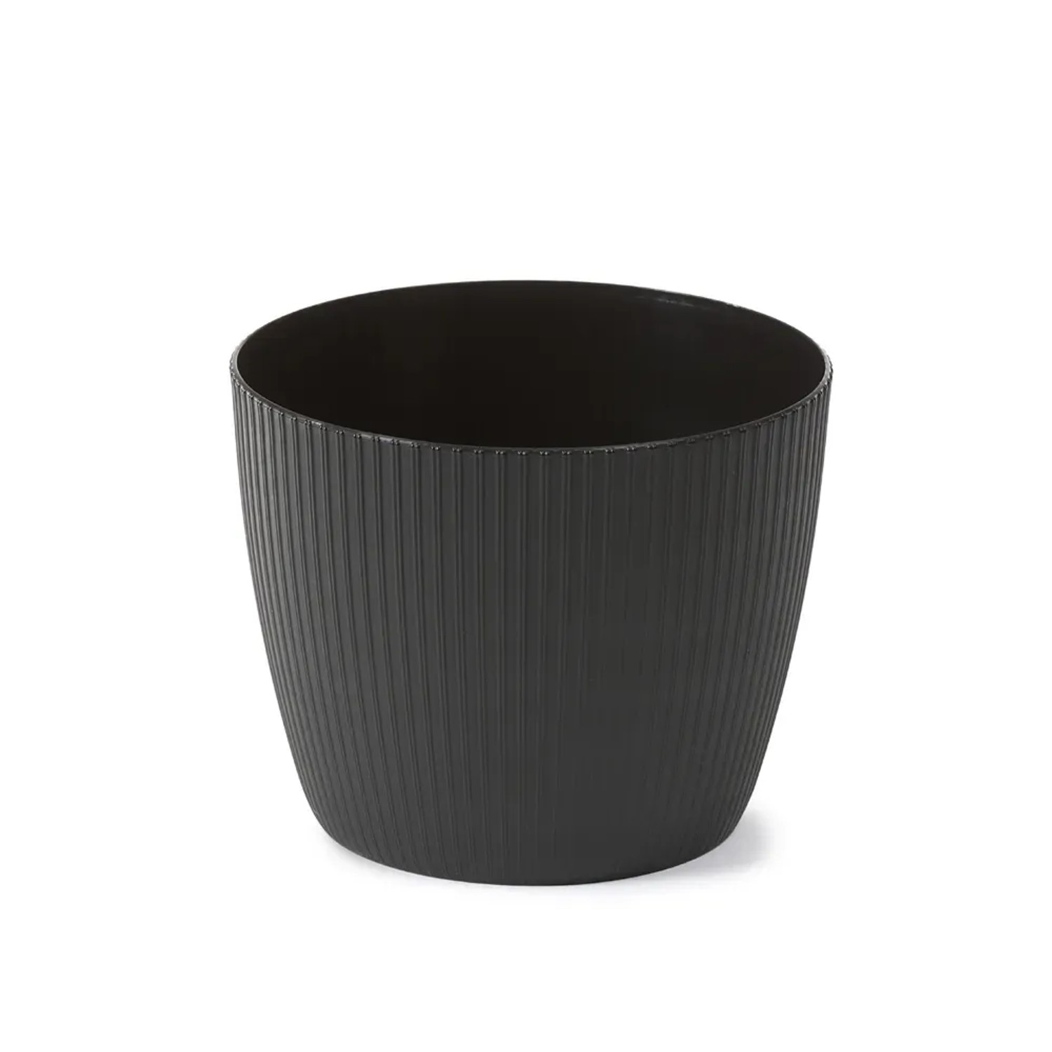 Osłonka Magnolia recycled czarna - śr. 26 cm