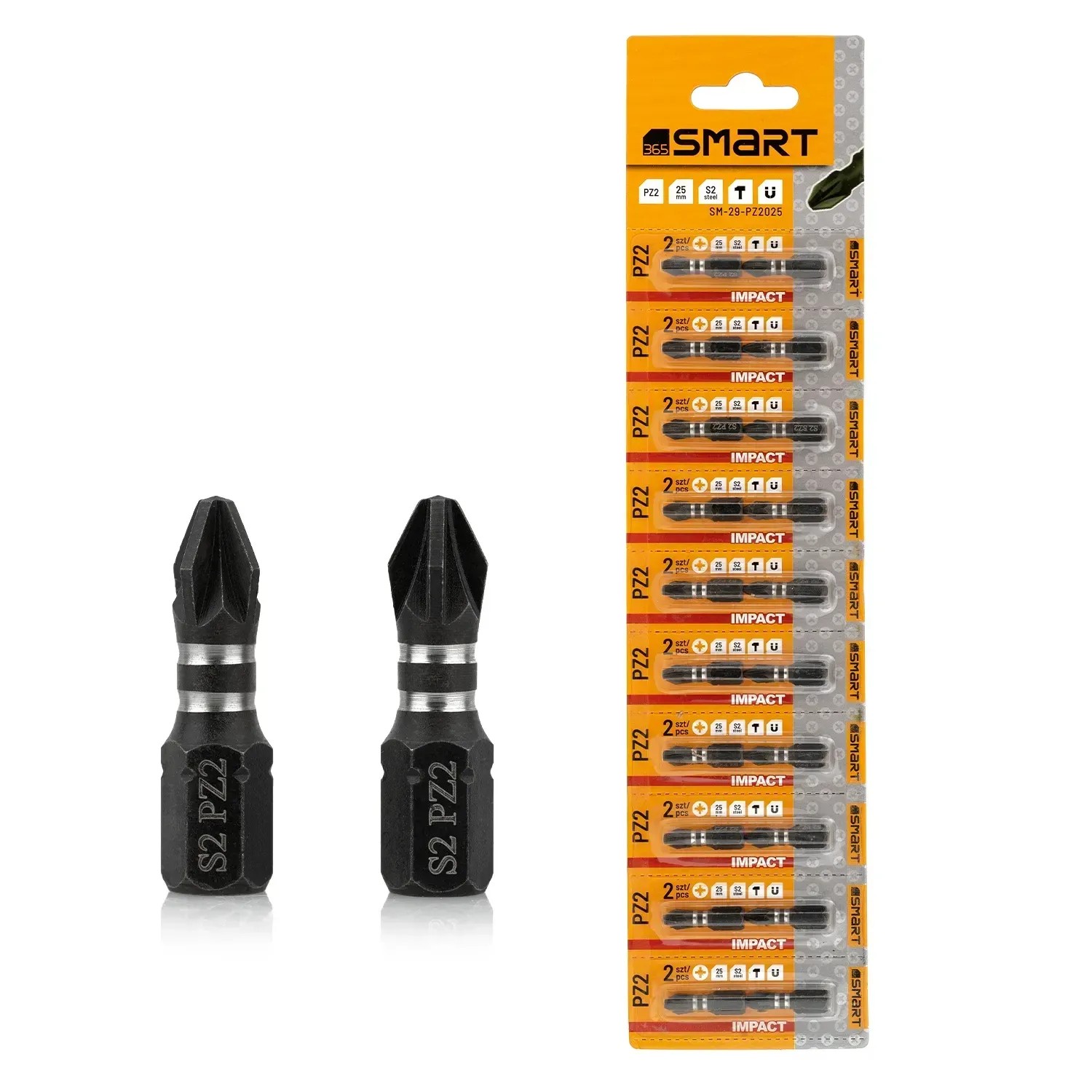 SMART365 Bity udarowe PZ2 25 mm