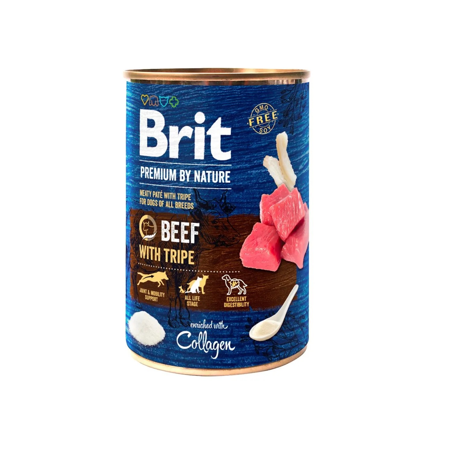 Brit Premium by Nature Mokra karma dla psów, z wołowiną i kurczakiem 400 g