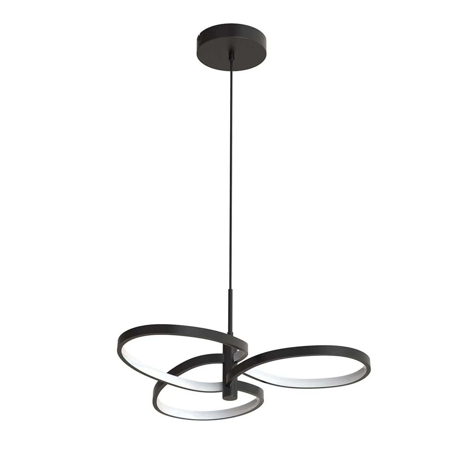 Goldlux Lampa wiszsząca LED RIBBON 3 25W 4000K 3700lm czarna