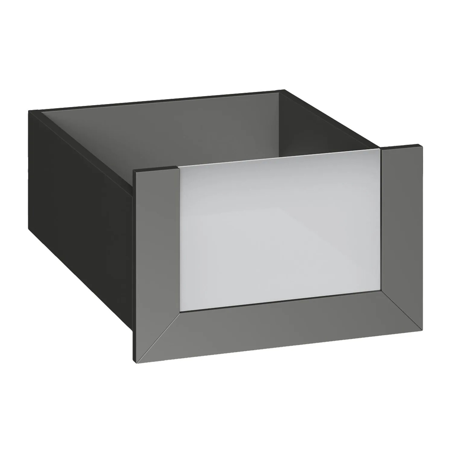Szuflada grafit ze szklanym frontem 50 x 25 cm Garderoby/Szafy Modułowe