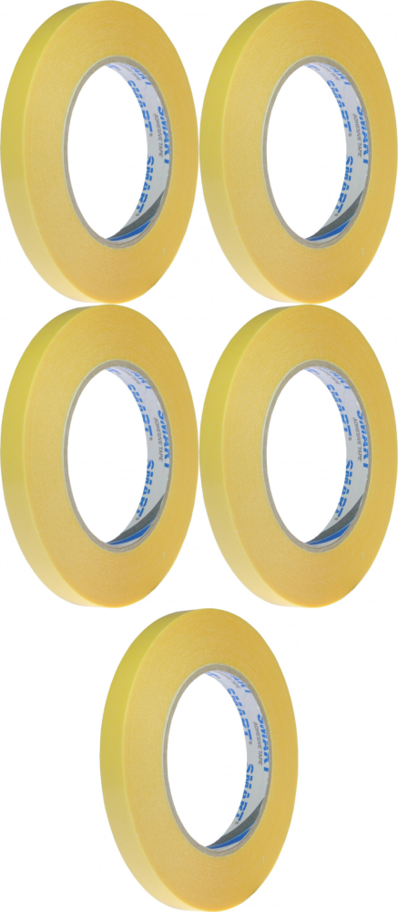 5x Taśma dwustronna Smart, 12mm x 50m, przezroczysty