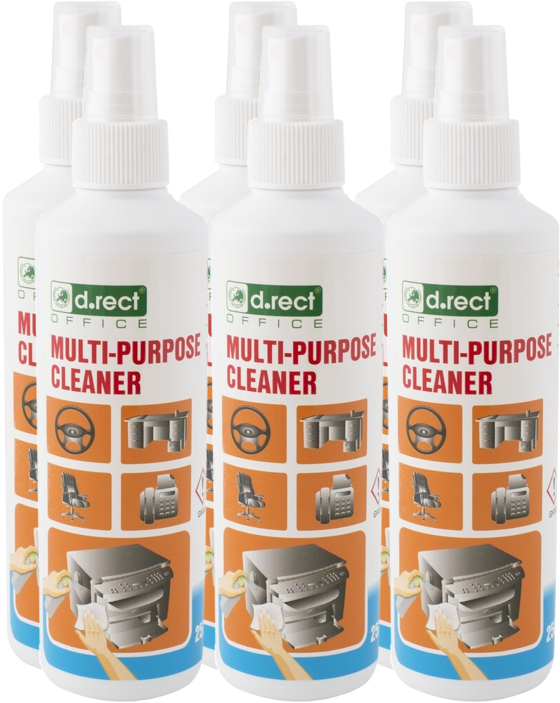 6x Płyn do czyszczenia D.Rect, uniwersalny, 250ml