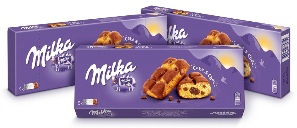 3x ciastka Milka Cake&Choc, czekoladowy, 175g