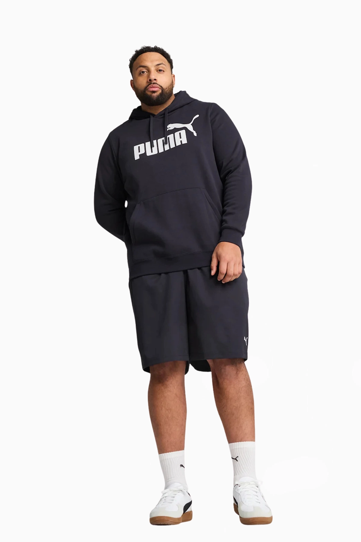 Bluza z kapturem Puma Essentials No.1 Logo - Granatowy