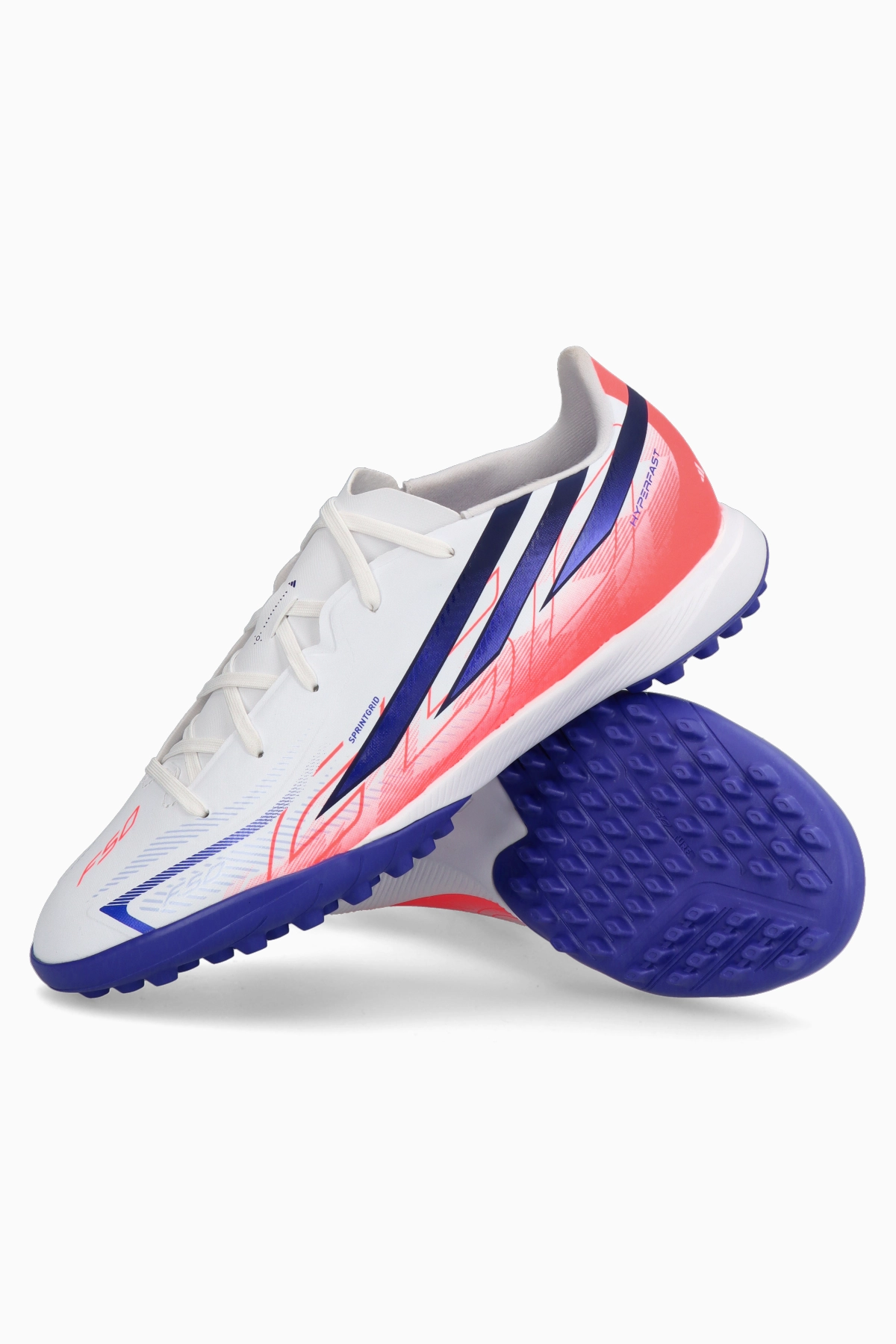 Turfy adidas F50 Hyperfast League TF Junior - Biały