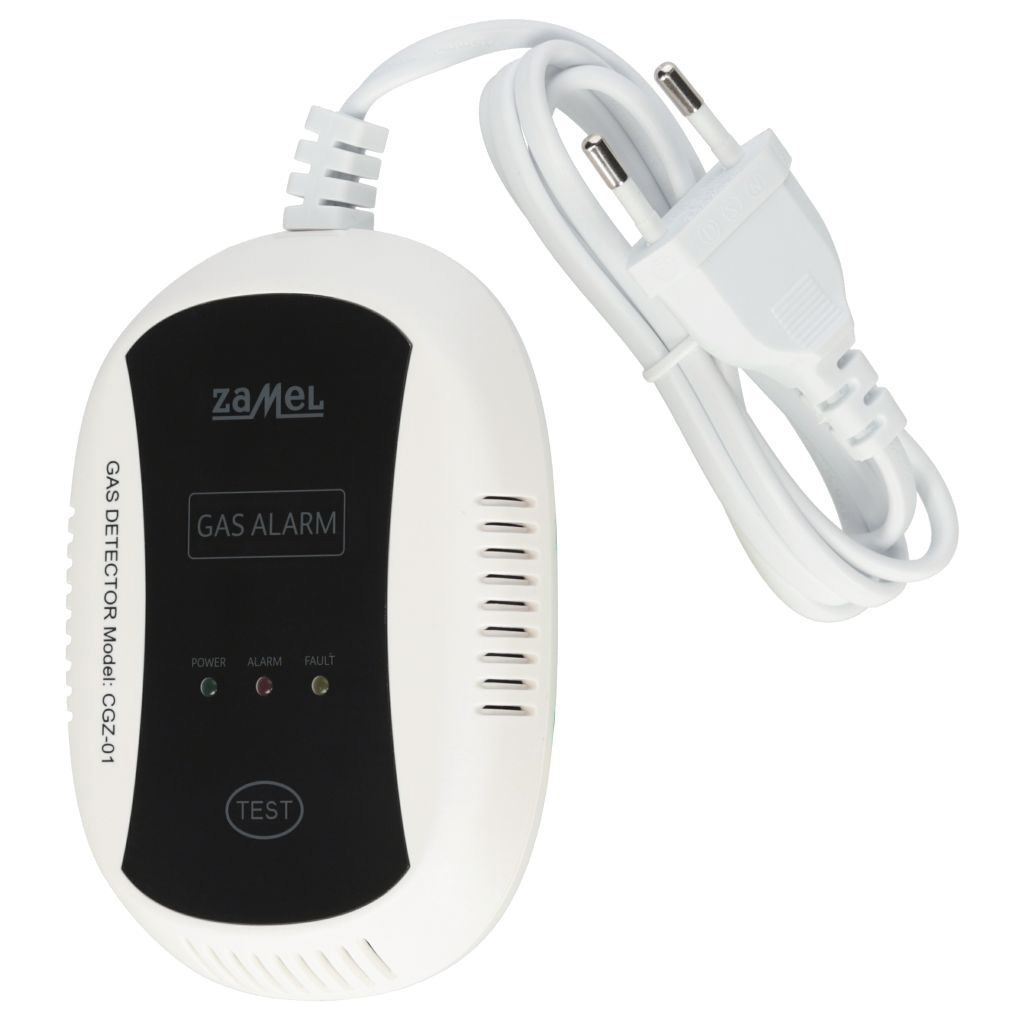 Czujnik gazu ziemnego i gazu LPG detektor 230V