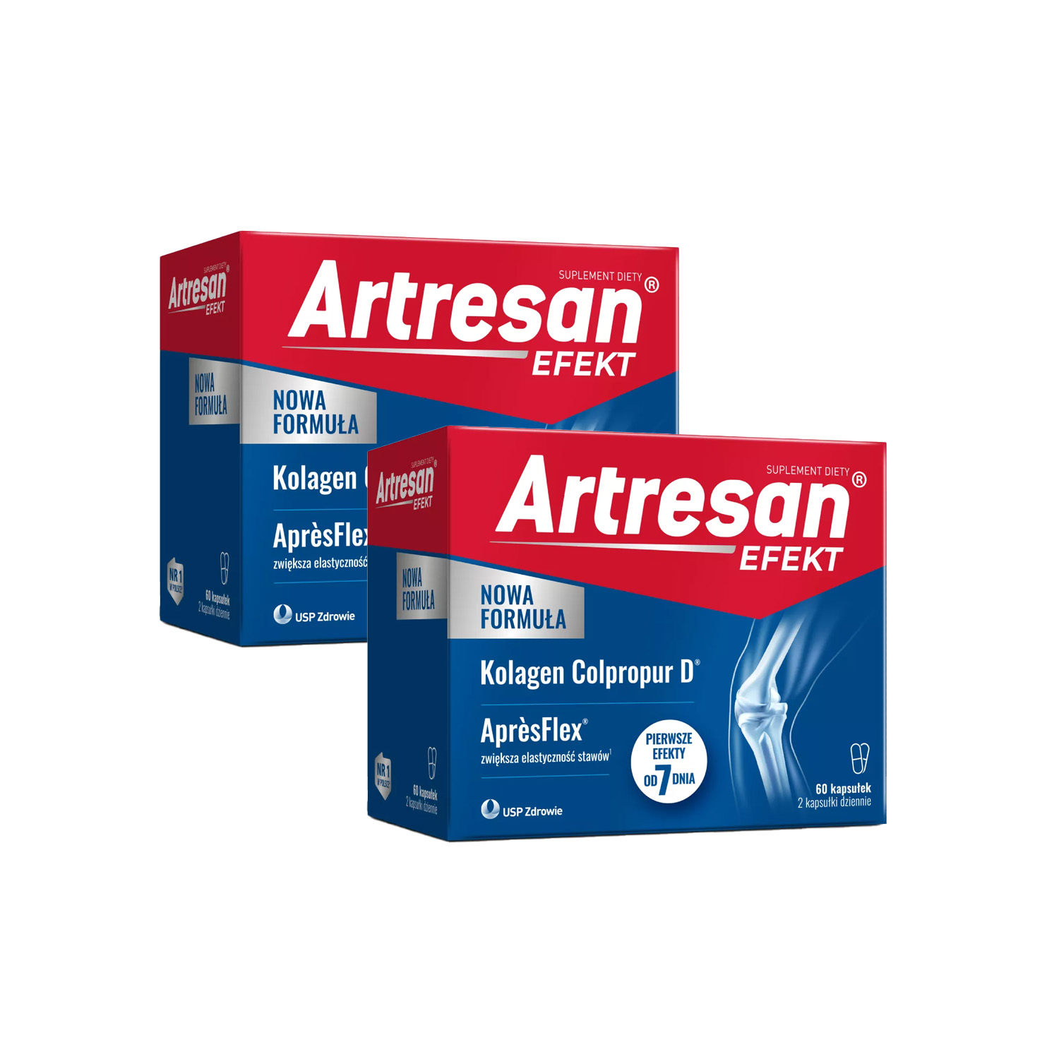 [zestaw] 2x artresan efekt, 60 kapsułek