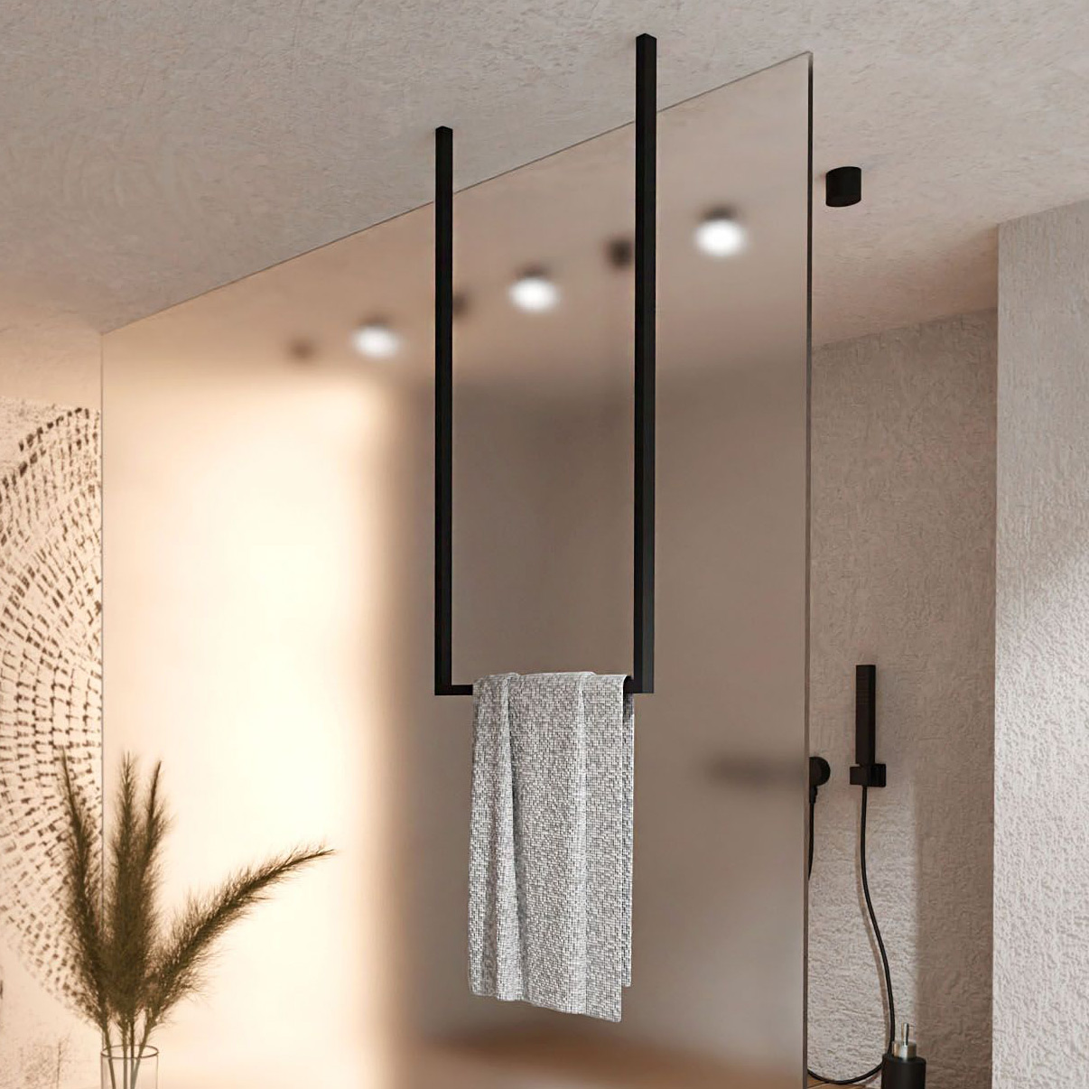 Baltica Design Arne III wieszak na ręcznik wiszący czarny