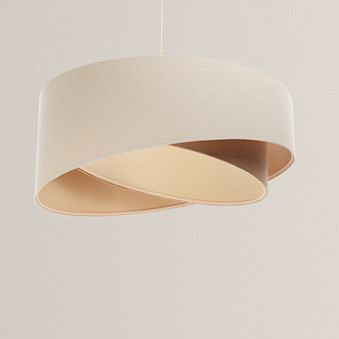 BPS Koncept Boho lampa wisząca 1x60 W beżowa-cappuccino 060-183