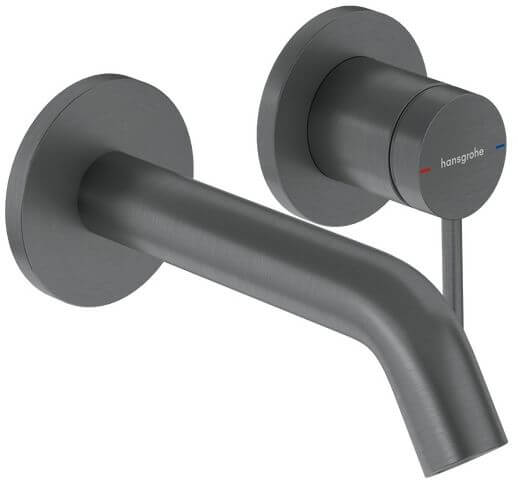 Hansgrohe Tecturis S bateria umywalkowa podtynkowa EcoSmart+ czarny chrom szczotkowany 73350340