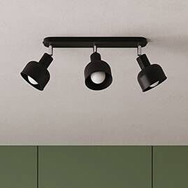 Sollux Lighting Elba lampa podsufitowa 3x15 W czarna SL.1318