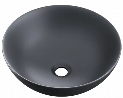 Actima Luqa umywalka 40x40 cm okrągła nablatowa mat CEAC.6401.400.GRM
