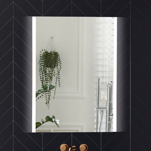 BD Art Twin lustro 90x60 cm prostokątne z oświetleniem 301210000356
