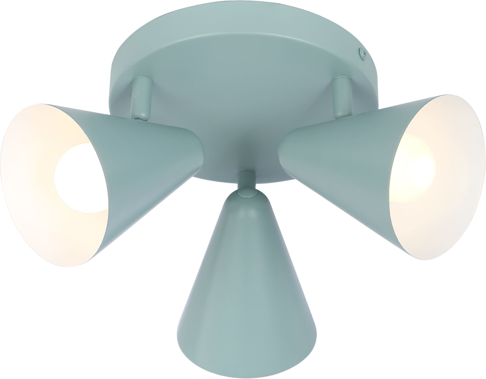 Candellux Amor lampa podsufitowa 3x40W szary mat 98-63328