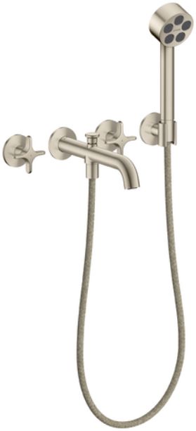 Axor One bateria wannowo-prysznicowa podtynkowa nikiel szczotkowany 48443820