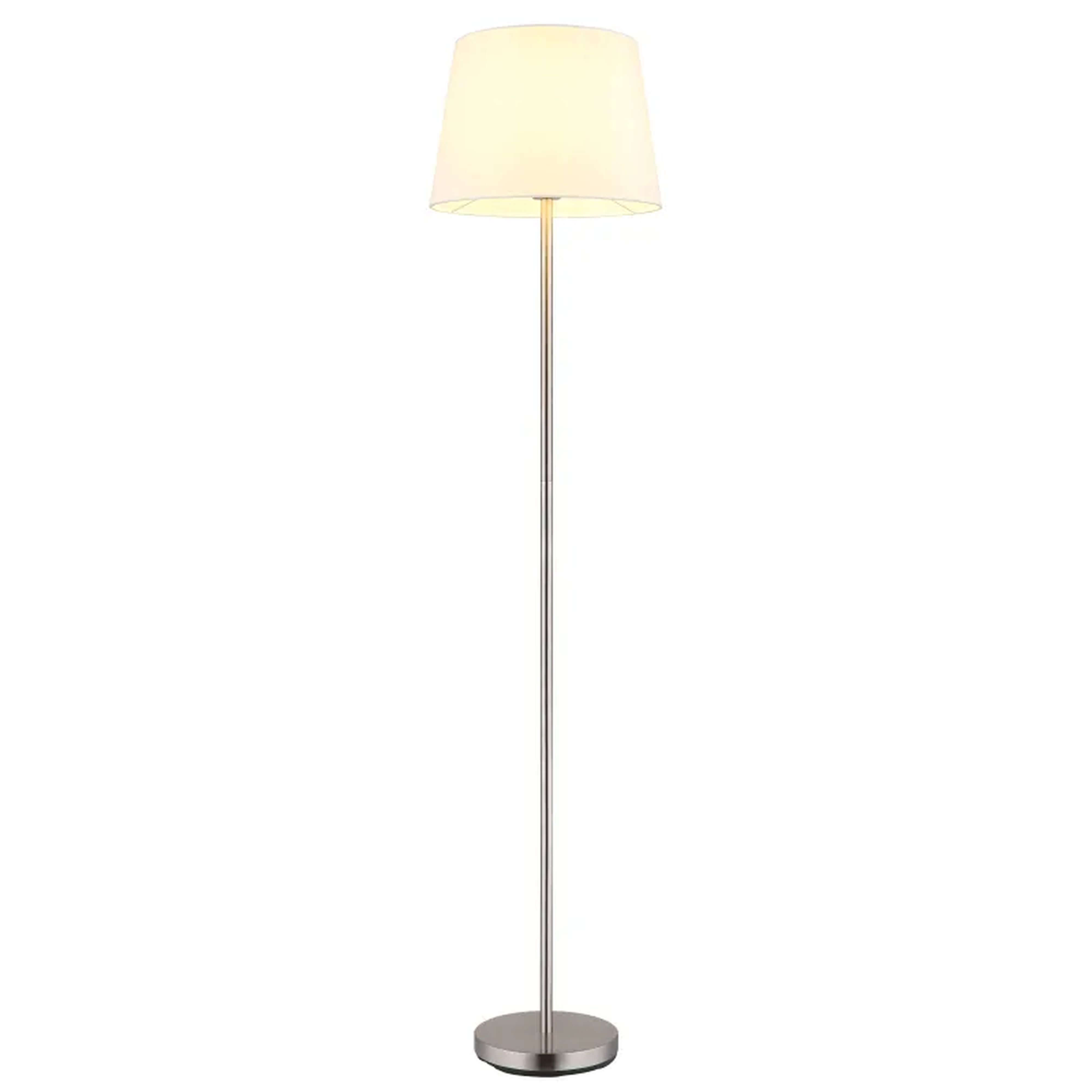 Globo Lighting Joris lampa stojąca 1x40 W biała-nikiel 40100101