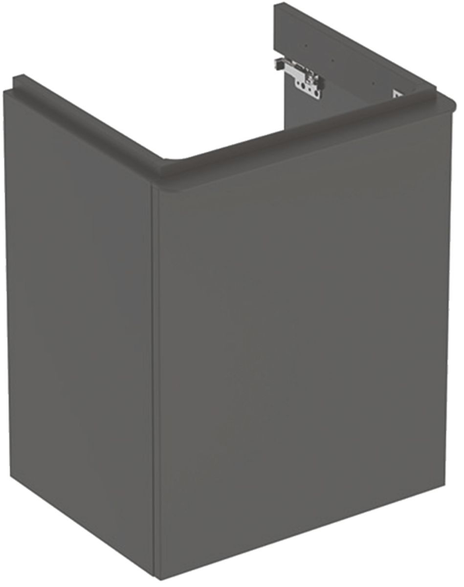 Geberit Smyle Square szafka 49,2 cm podumywalkowa wisząca lava mat 500.364.JK.1