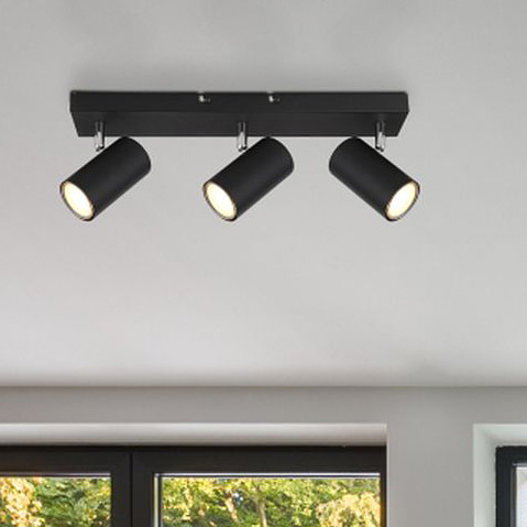 Globo Lighting Robby lampa podsufitowa 3x35W czarny mat/chrom 57911-3B - Wysyłka w 24h