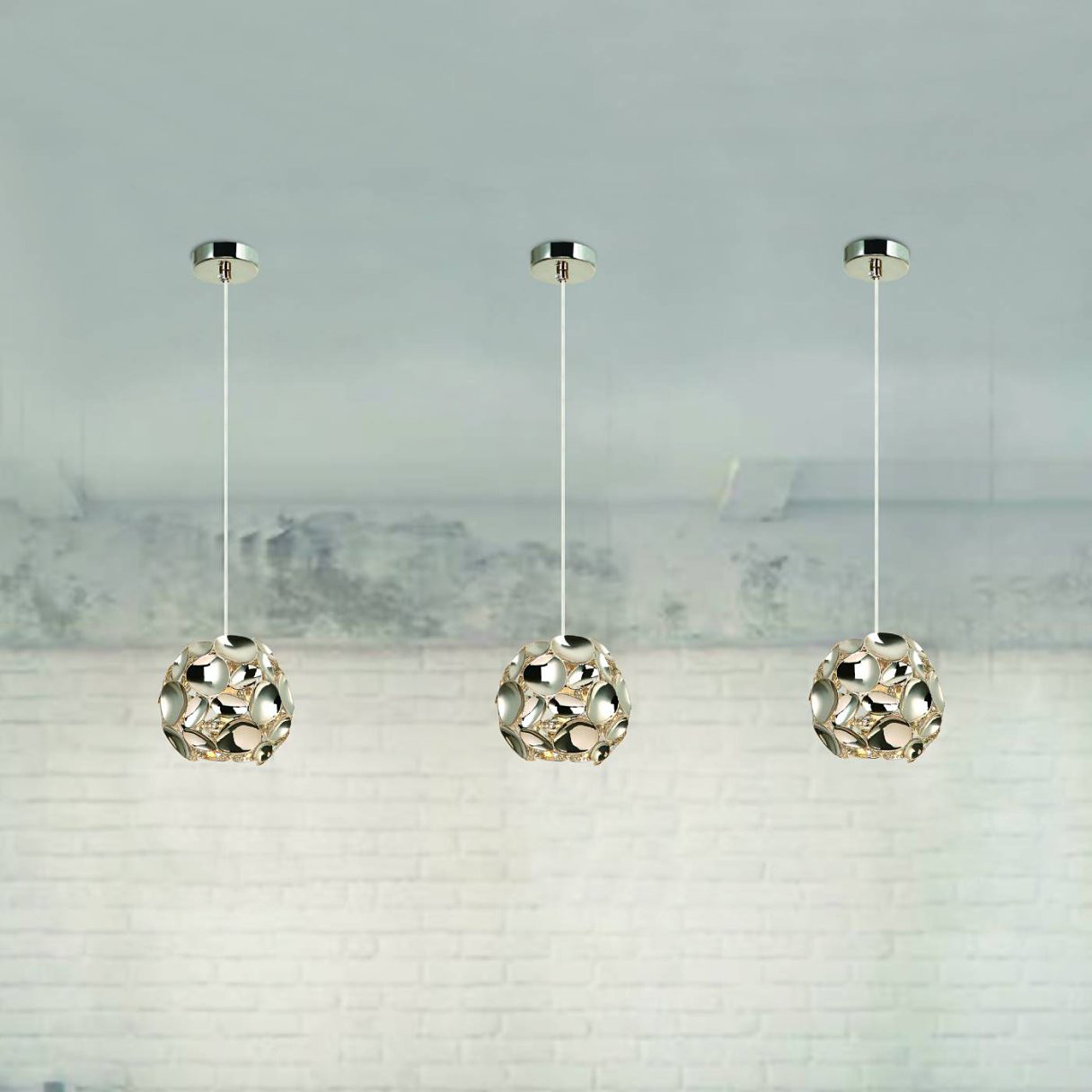Open Design Carera Cromo S lampa wisząca 1x7W chrom OR80179