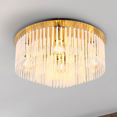 Globo Lighting Gorley lampa podsufitowa 5x60 W biała/czarna/złota 15698D1M
