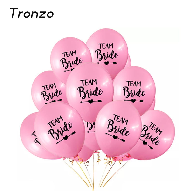 10 sztuk balonów TEAM BRIDE
