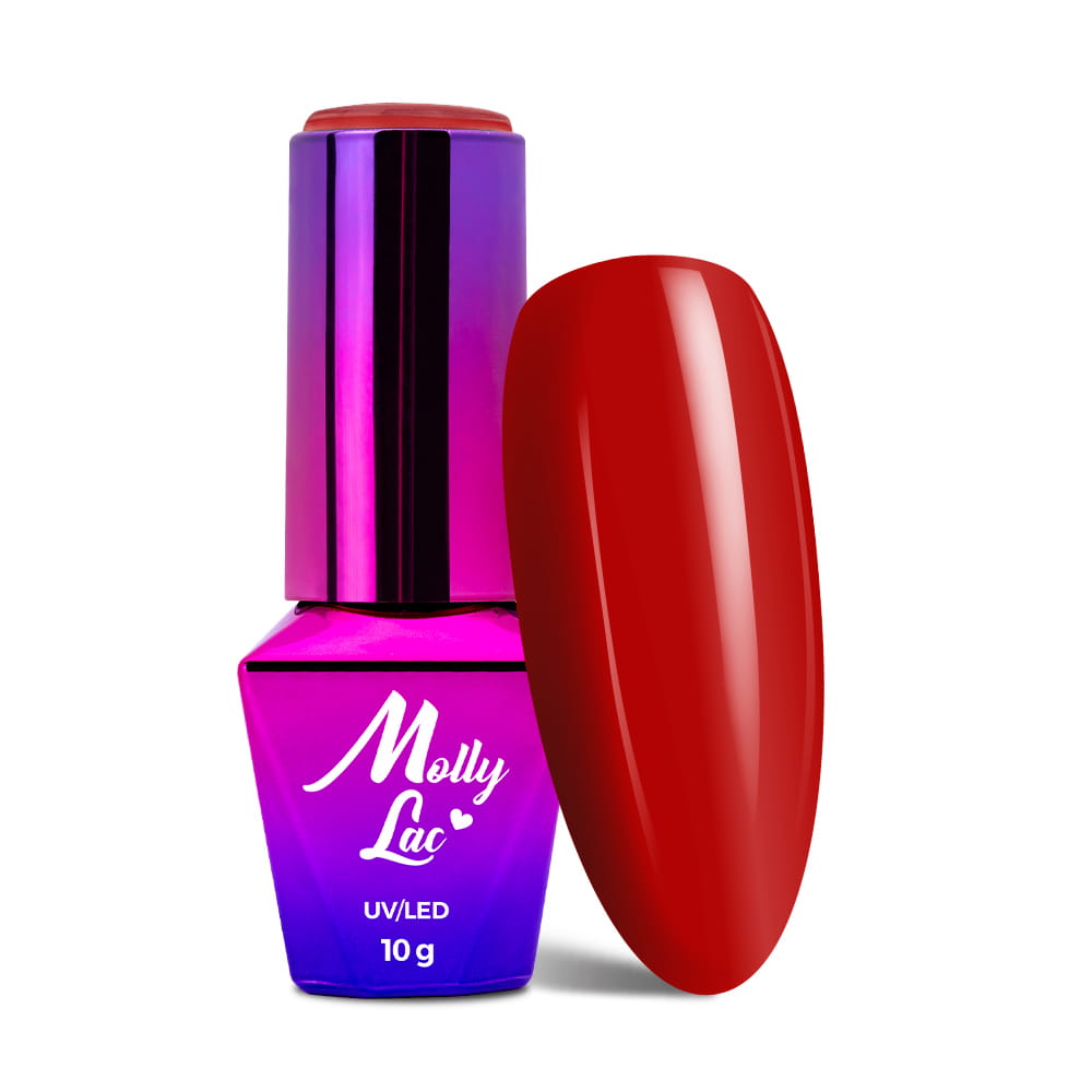 Lakier hybrydowy LED/UV Gel Polish MollyLac Pin-up Girl Nr 371 Amoretto 10 g