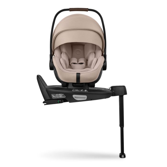 Bugaboo Otter by Nuna - fotelik samochodowy 40-87 cm z bazą 360 Isofix by Nuna-Desert Taupe Melange