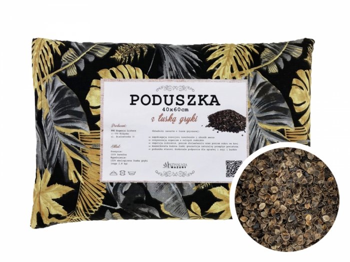 Poduszka z łuską gryki 40x60 wz. 5 tropikalny