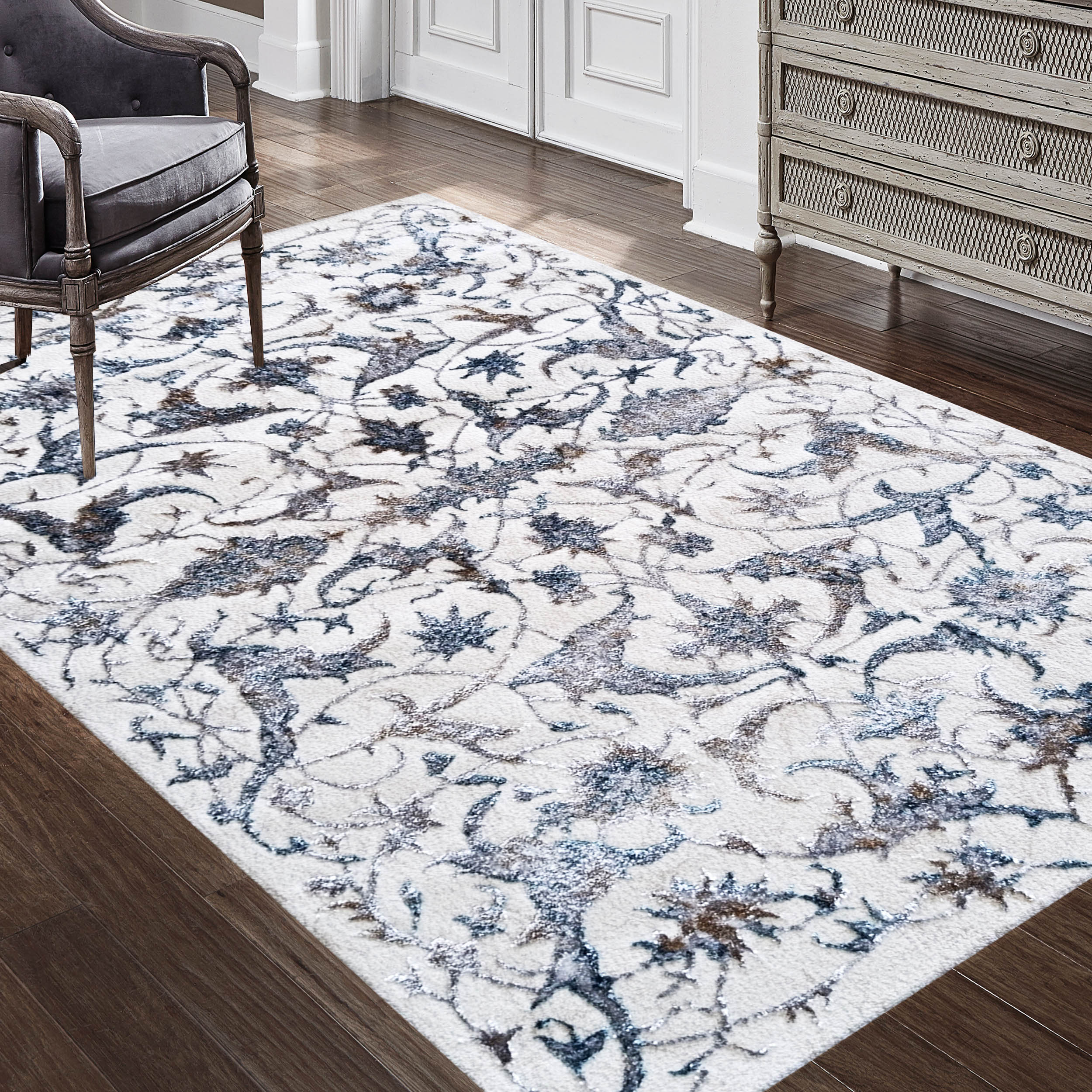 Dywan - 160 x 220 cm - Wielokolorowy - Nowoczesny - Dywanopol