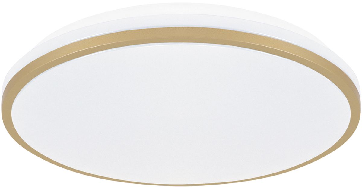 Darmowa Dostawa - Plafon 1x12 W biały-złoty Strühm Linus 04346