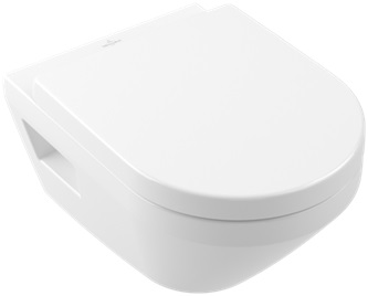 Darmowa Dostawa - Miska WC wisząca bez kołnierza ze spłukiwaniem wirowym biały Villeroy & Boch Architectura 5684CL01