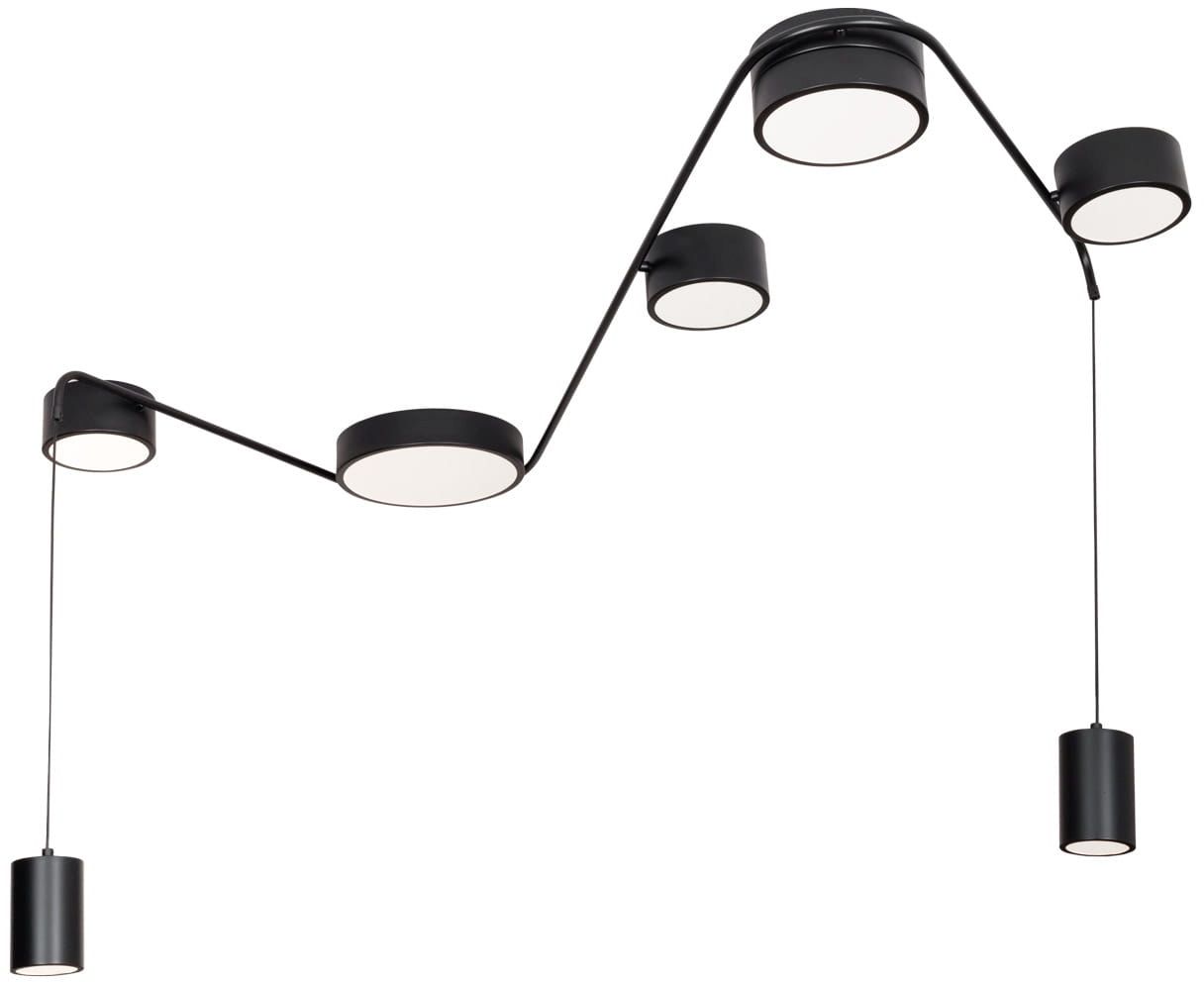 Darmowa Dostawa - Lampa podsufitowa 1x42 W czarna MaxLight Zumaia C0249