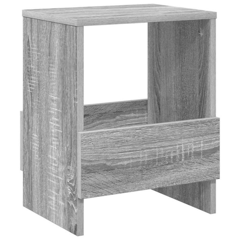 Stolik nocny WaszeMeble szary dąb sonoma WM-890978 1 szt.