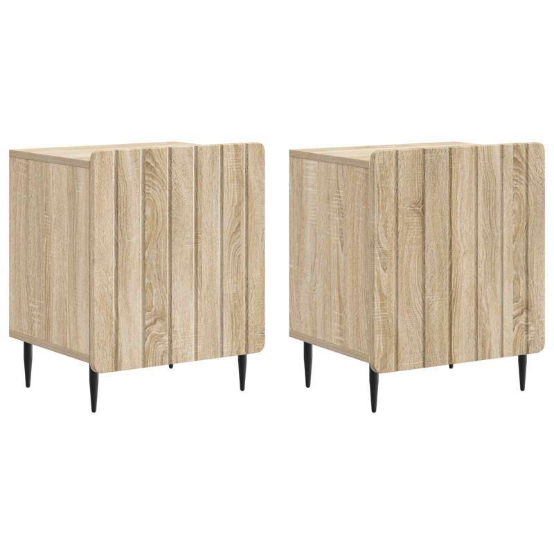 Stoliki nocne WaszeMeble dąb sonoma WM-894340 2 szt.
