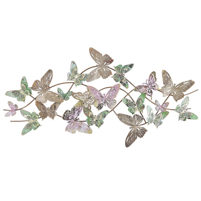 Dekoracja ścienna Motyl Gallium 53 cm Metal Kolorowy 1 szt.