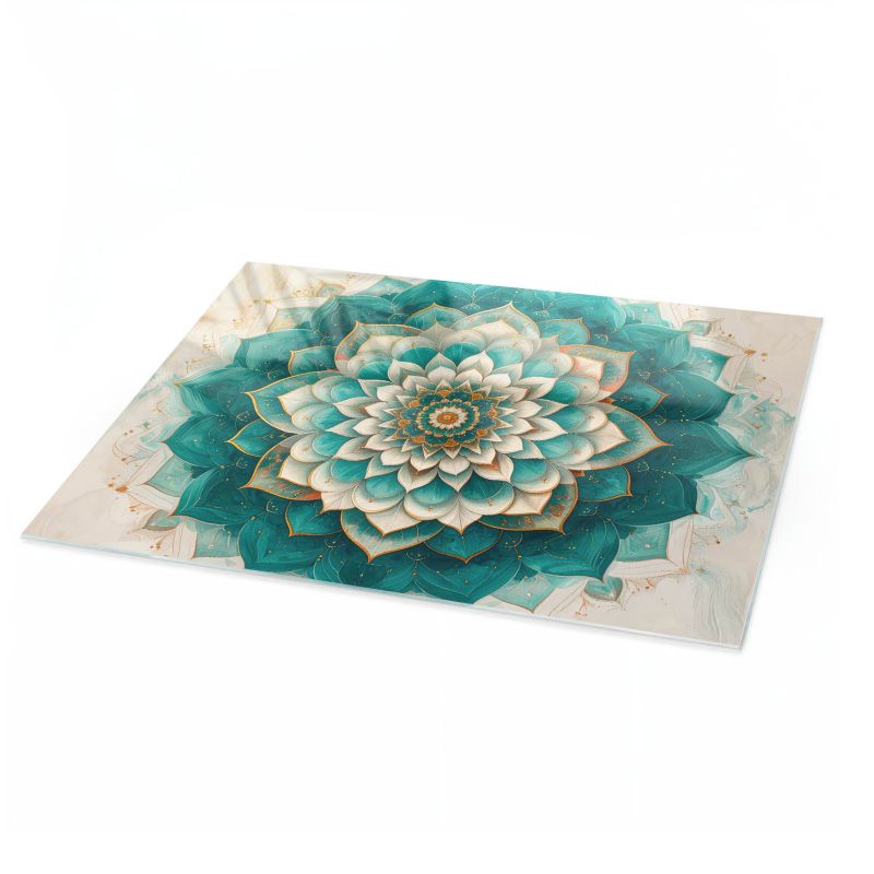 Blat ArtPrintCave 100x70 cm Mandala symetryczna - Szklany Blat na Stół z Nadrukiem Dekoracyjnym 1 szt.