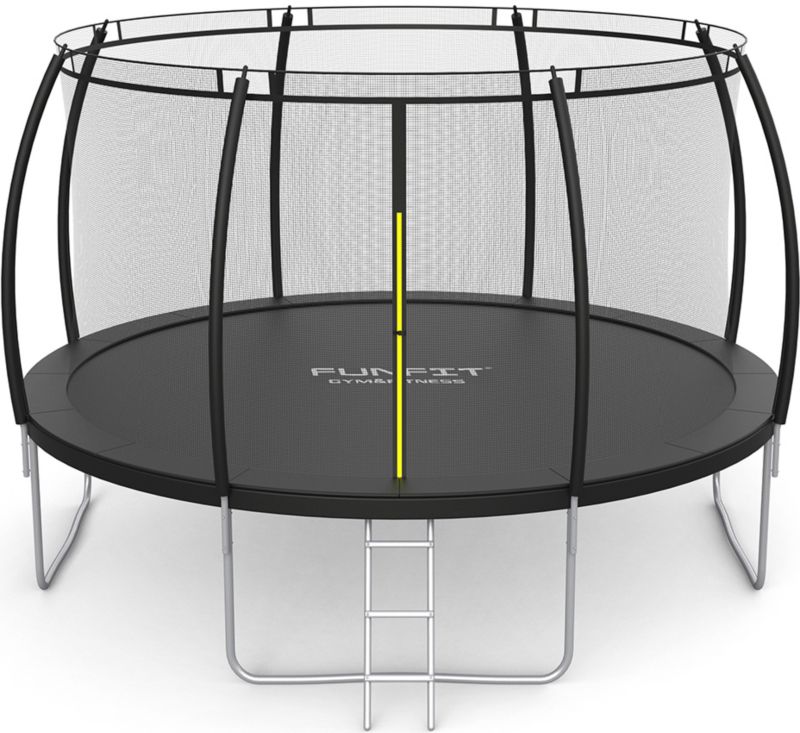 Trampolina ogrodowa FUNFIT GYM&FITNESS 374 cm 12 ft z siatką wewnętrzną premium 1 szt.