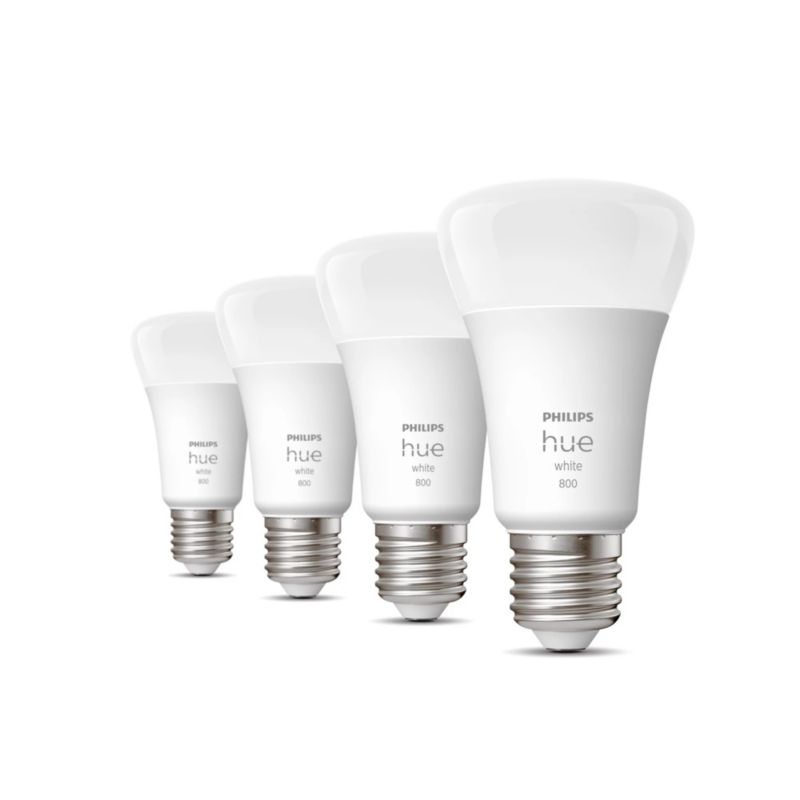 Żarówka LED Philips Hue E27 A60 7W 810 lm 2700K Biała Ciepła Smart Bluetooth ZigBee 4 szt.