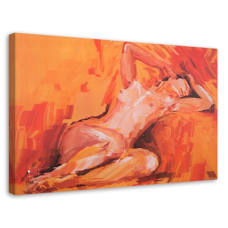 Obraz na płótnie Feeby Akt kobiecy - abstrakcja 45x30cm 1szt
