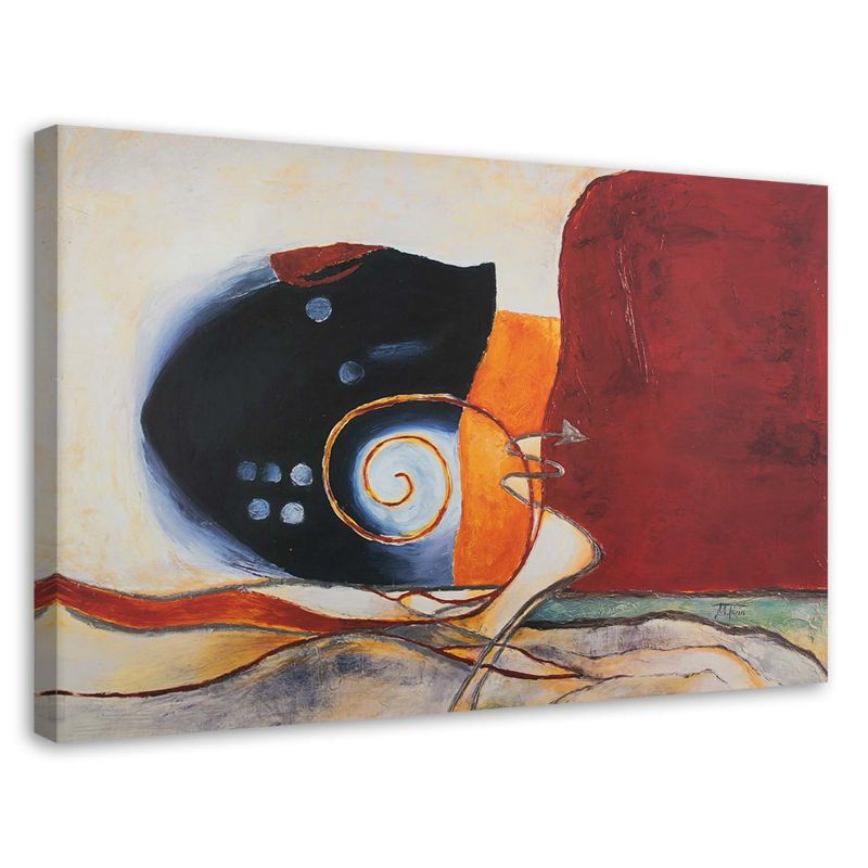 Obraz na płótnie Feeby Muszla - morska abstrakcja 45x30cm 1szt