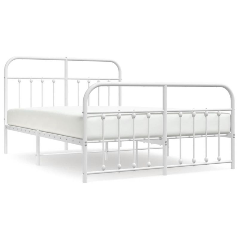 Łóżko metalowe WaszeMeble 140x190 cm biała WM-352645 1 szt.