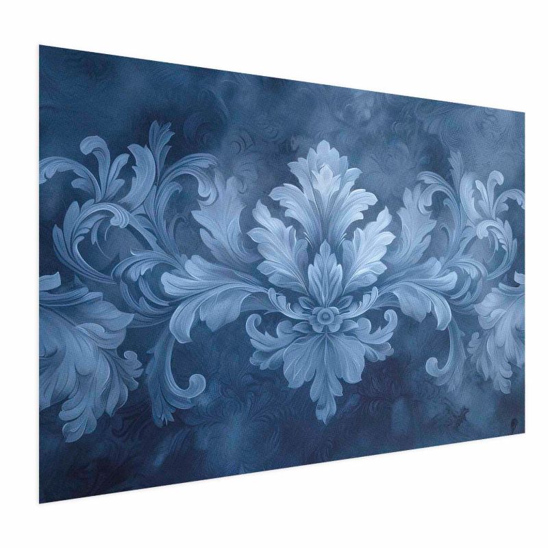 Plakat Artgeist Błękitny ornament 30x21 cm bez ramy 1 szt