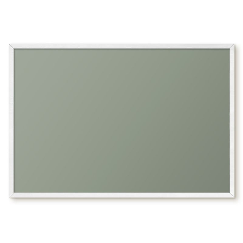 Tablica Magnetyczna Do Salonu Tulup 60x40 cm Szałwiowy - Biała rama Do sypialni, salonu 1 szt.