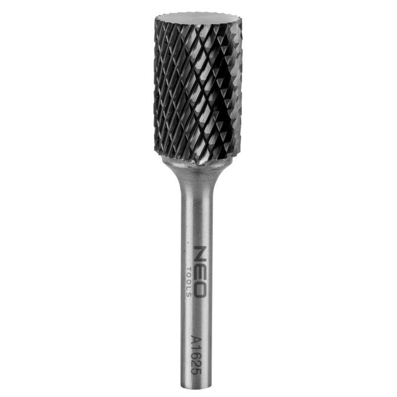 Frez do metalu NEO TOOLS HM, typ A (walcowy), 16 x 25 mm, trzpień 6 x 45 mm 1 szt